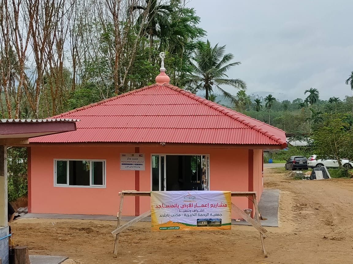 A mosque with an area of ​​50 square meters